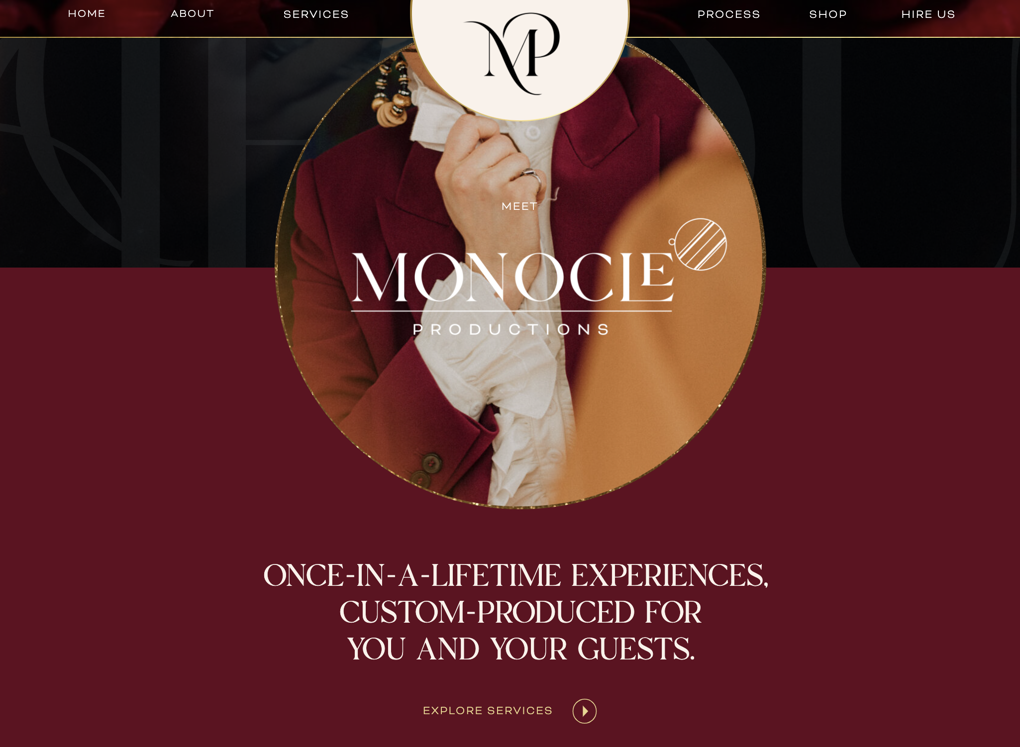 website copy example for an about page